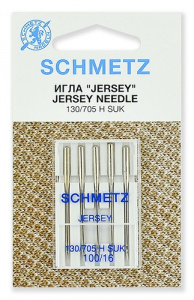 Иглы "Schmetz" джерси №100 (5игл) для БШМ