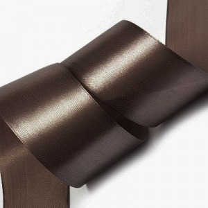 Лента атласная 50мм №3073/R144 т.каштановый 27±3м