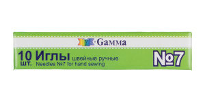 Иглы д/шитья "Gamma" NIR-07 №7