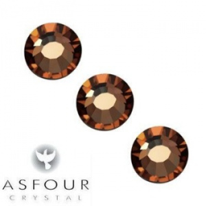 Asfour стразы 16/290 коричневый
