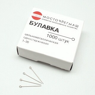 Иглы д/закалывания "Pack" 30мм 1000шт