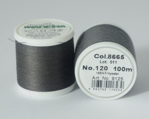 Нитки Madeira Aerofil 120/100м №8665 мышиный