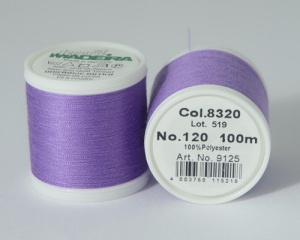 Нитки Madeira Aerofil 120/100м №8320 сиреневый