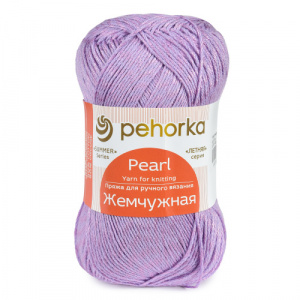 Пряжа Жемчужная (50%вискоза+50%хлопок) 5х100г/425м цв.190 лотос