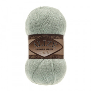 Пряжа Angora Gold SIMLI (75%акр+20%шер+5%мет) 5Х100г/500м цв.515 миндальный