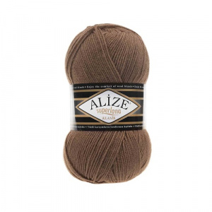 Пряжа Superlana klasik (75%акрил+25%шерсть) 5х100г/280м цв.584 кофе с молоком