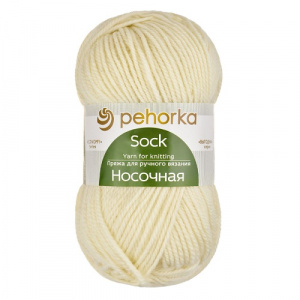 Пряжа Носочная (50%шерсть+50%акрил) 10х100г/200м цв.166 суровый