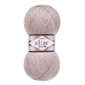 Пряжа Angora Real 40 (40%шерсть+60%акрил) 5х100г/430м цв.541 норка