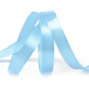 Лента атласная 12мм №280/R163 голубой 27±3м