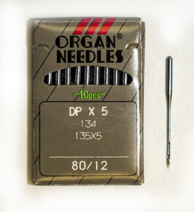 Иглы "ORGAN" DPx5 1022кл №080 Япония для ПШМ