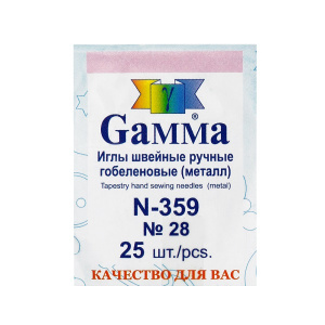 Иглы гобеленовые "Gamma" №28-359 25игл