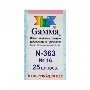 Иглы гобеленовые "Gamma" №16-363 25игл