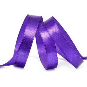 Лента атласная 12мм №3099/R085 фиолетовый 27±3м
