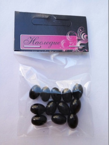 Бусины рис Наследие 8*11 цв.091 черный
