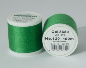 Нитки Madeira Aerofil 120/100м №8650 зеленый