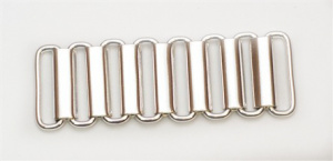 Декор элемент #0502Б 25х70мм никель