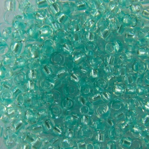 Бисер PRECIOSA цв.38258/331-19001 20гр мятный прозрачный с жемч.центром