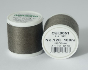 Нитки Madeira Aerofil 120/100м №9051 т.коричневый