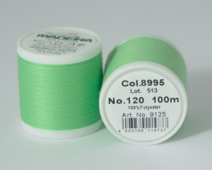 Нитки Madeira Aerofil 120/100м №8995 салатовый