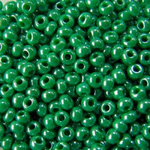 Бисер PRECIOSA цв.58250/331-19001 20гр зеленый непрозрачный жемчужный
