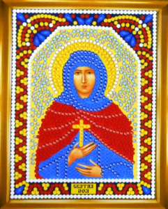 Мозаика круглые стразы ИМРА5-102 "Св.Мученица Зоя" 14,5х10,5см 