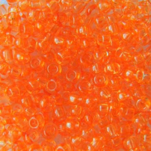 Бисер PRECIOSA цв.01184/331-19001 20гр оранжевый прозрачный