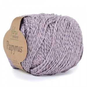 Пряжа Papyrus (78%хлопок+22%шелк) 10х50г/120м цв.229-10 сиреневый