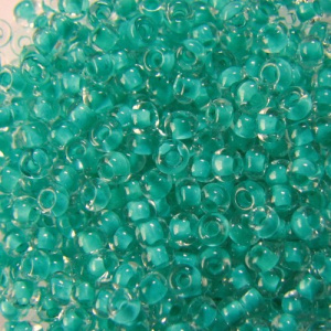 Бисер PRECIOSA цв.38358/331-19001 20гр мятный прозрачный с цв.центром