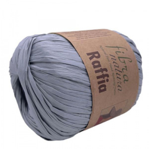 Пряжа Raffia (100% целлюлоза) 3х40г/90м цв.116-11 серый