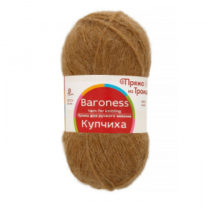 Пряжа Купчиха (50%верблюжья шерсть+50%акрил) 10х100г/300м цв.412 верблюжий