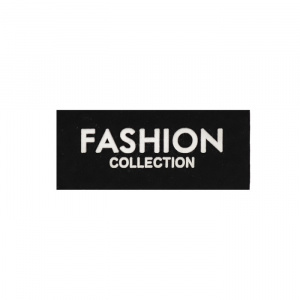 Нашивка лейбл #231 Fashion collection 45х17мм черный