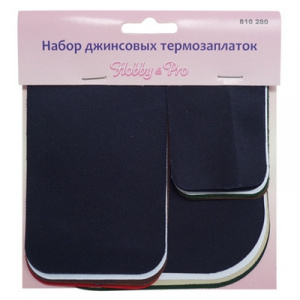 Набор джинсовых термозаплаток #810280 8+4+4шт