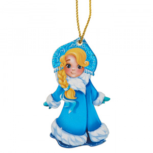 Ёлочная игрушка «Новый год! Снегурочка» №5195199