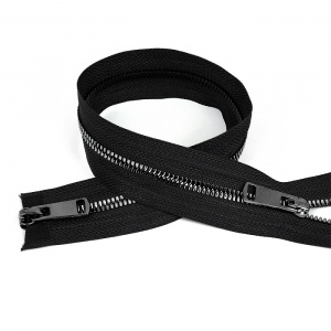 Молнии трактор тип 5 MaxZipper ТТ 80см 2 замка черный/т.никель