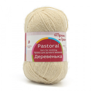 Пряжа Деревенька (100%шерсть) 10х100г/170м цв.0166 суровый
