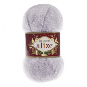 Пряжа Kid Royal Mohair (62%мохер+38%ПА) 5х50г/500м цв.224 зимнее небо