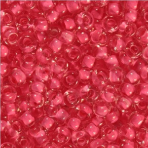 Бисер PRECIOSA цв.38398/331-19001 20гр малиновый прозрачный с цв.центром