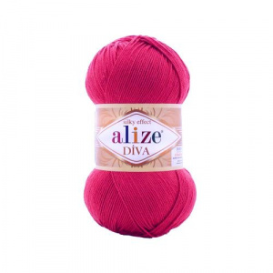Пряжа Diva (100%акрил микрофибра) 5х100г/350м цв.149 розовый гибискус