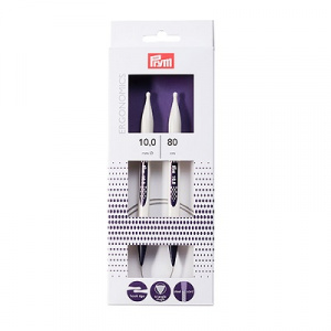 Спицы Ergonomics "Prym" 215813 круговые 80см 10,0мм