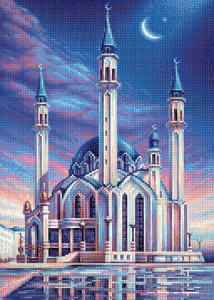 Схема для алмазной мозаики  СБСА2-087 Мечеть Кул Шариф 36х50 см