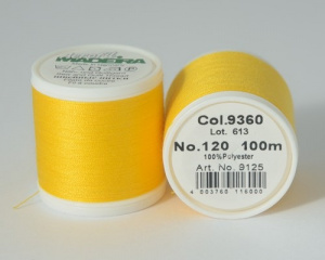 Нитки Madeira Aerofil 120/100м №9360 яр.желтый