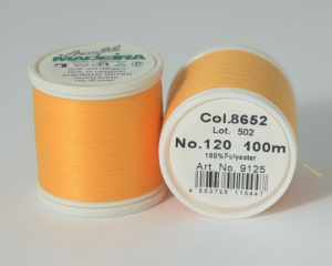 Нитки Madeira Aerofil 120/100м №8652 т.желтый