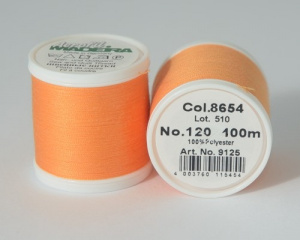 Нитки Madeira Aerofil 120/100м №8654 св.оранжевый