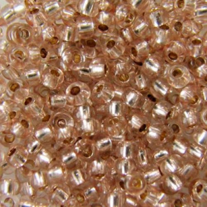 Бисер PRECIOSA цв.78113/331-19001 20гр песочный прозрачный с серебр.центром