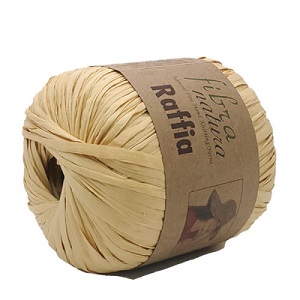 Пряжа Raffia (100% целлюлоза) 3х40г/90м цв.116-21 солома