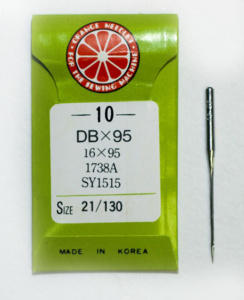 Иглы "ORANGE" DBx1 22кл №130 Корея для ПШМ