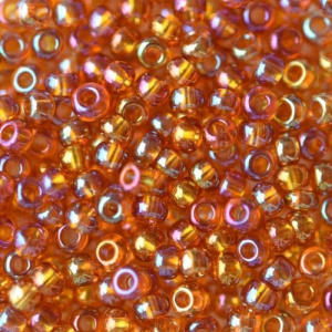 Бисер PRECIOSA цв.11090/331-19001 20гр янтарный прозрачный радужный