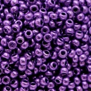 Бисер PRECIOSA цв.18328/331-19001 20гр фиолетовый металлик