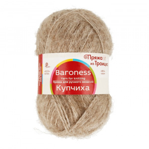 Пряжа Купчиха (50%верблюжья шерсть+50%акрил) 10х100г/300м цв.043 суровый лен