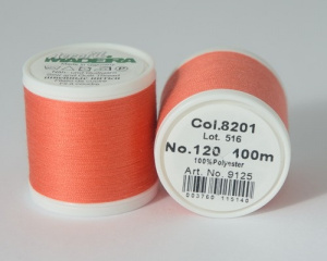 Нитки Madeira Aerofil 120/100м №8201 оранжевый